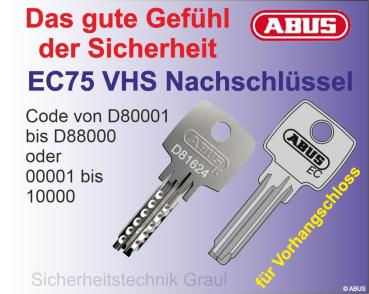 Nachschlüssel EC75 30-40
